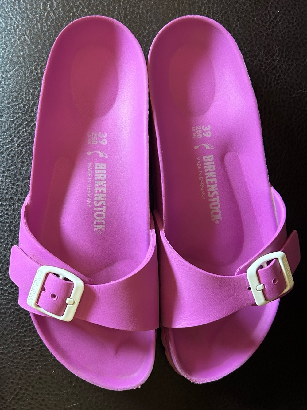 Birkenstock Arizona EVA Bright Pink Slide Sandals